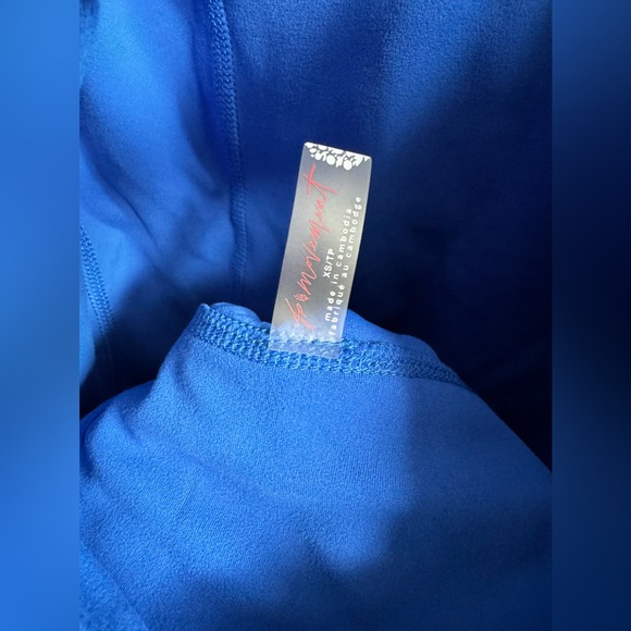 NWOT💙Free People Movement Never Better One-Piece Electric Cobalt - Sz XS - Picture 9 of 9